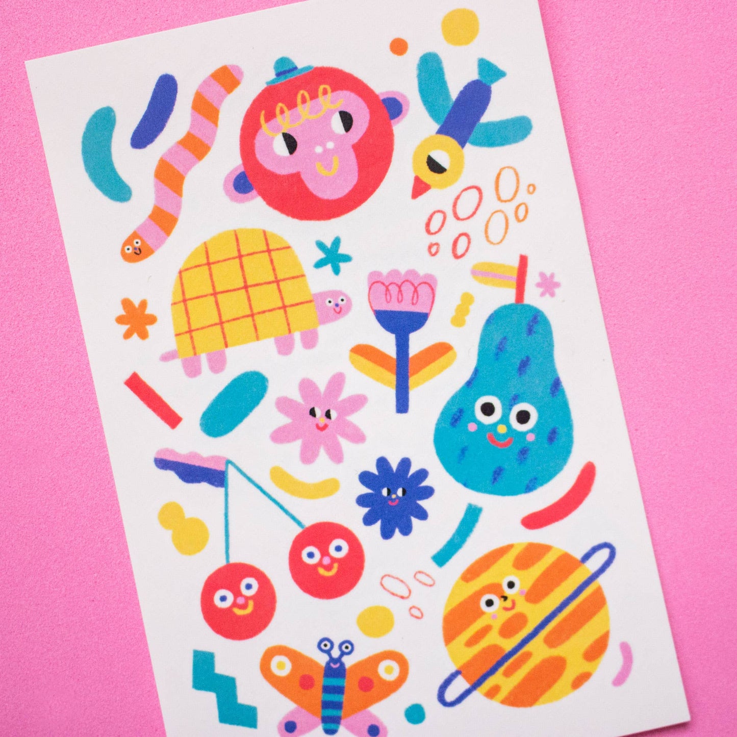 Funky Friends Temporary Tattoos