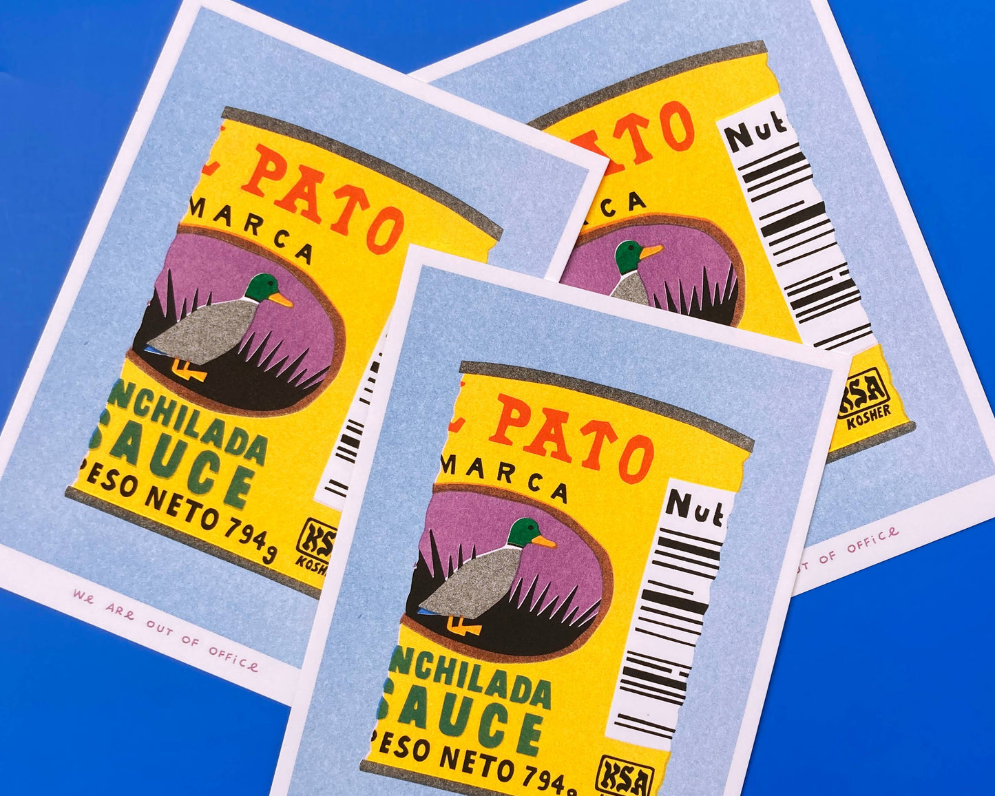 Enchilada Sauce - Risograph print