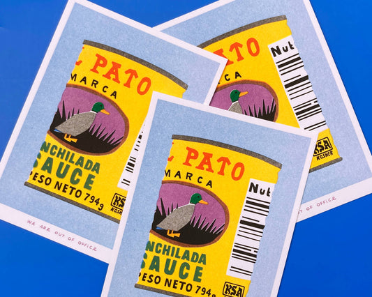 Enchilada Sauce - Risograph print