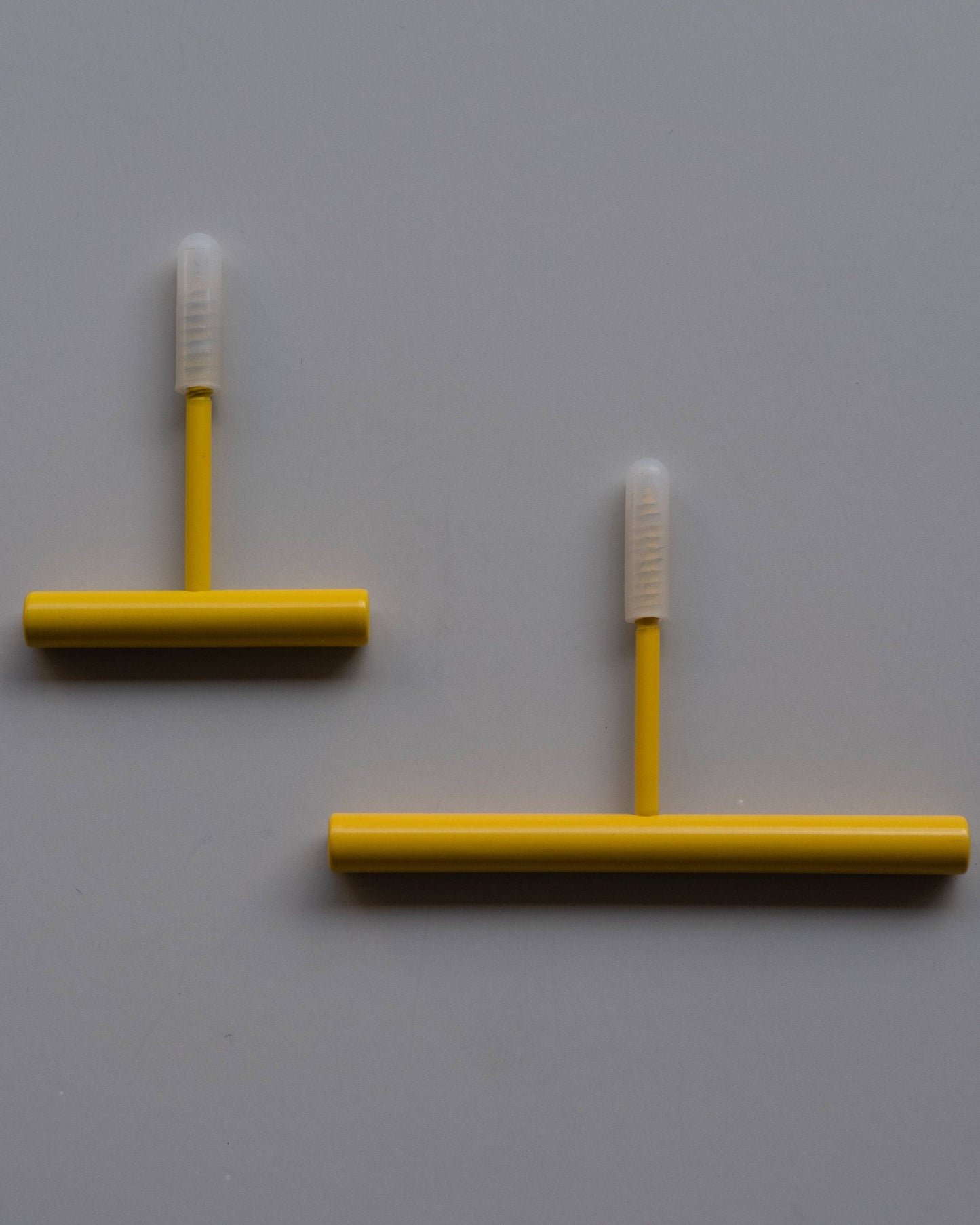Wall-mounted hooks and Toilet Paper Holder - Sunny Yellow