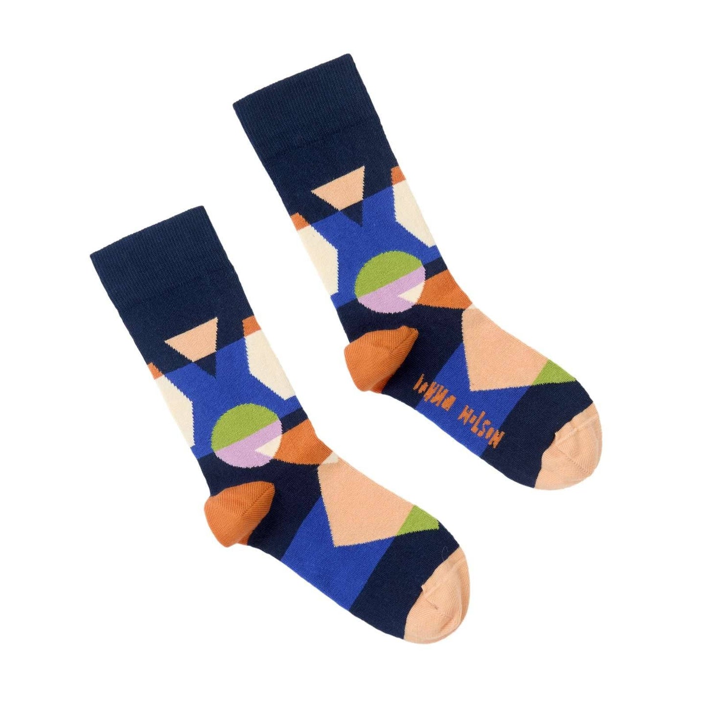 Kaleido Blue Socks