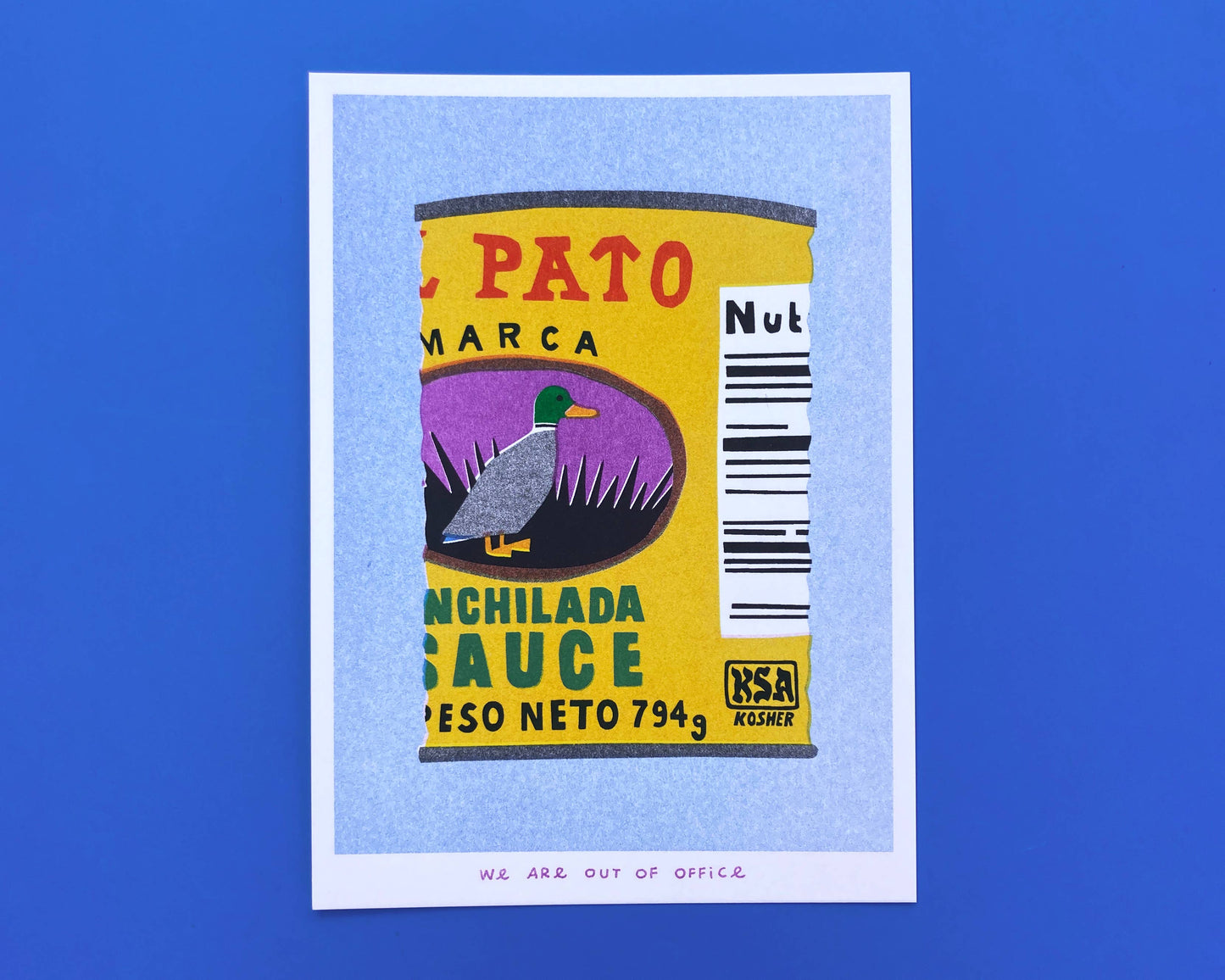 Enchilada Sauce - Risograph print