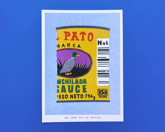 Enchilada Sauce - Risograph print