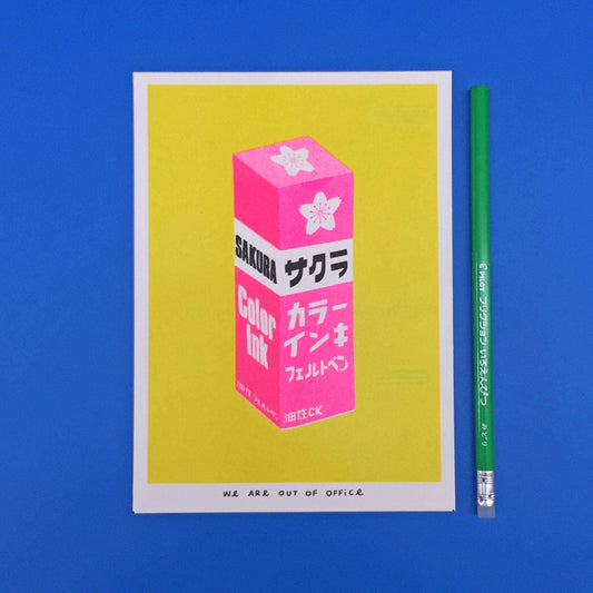 Japanese Sakura Ink - Risograph print