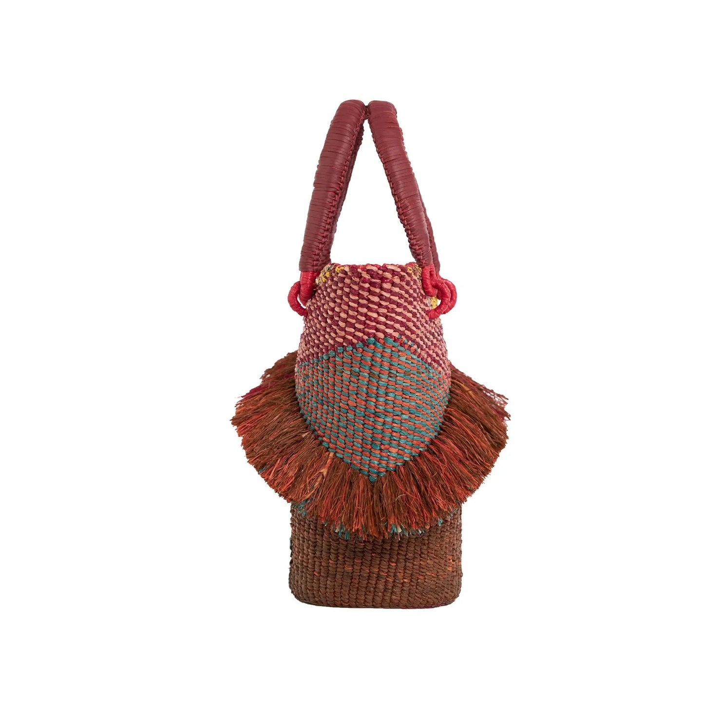 AAKS Tia Blush - Woven Raffia Bag