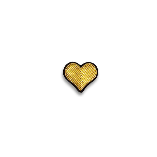 Golden Heart - Brooch