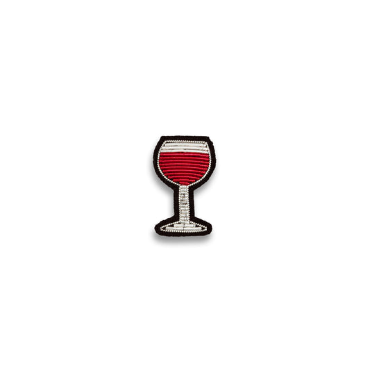 Glass of Red Wine - Brooch