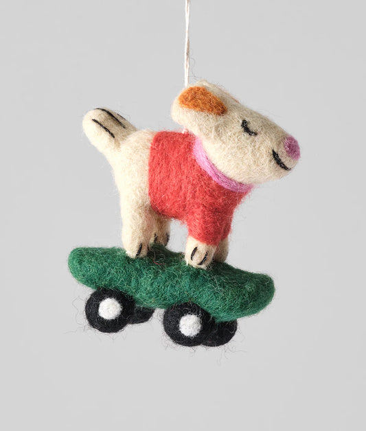 Bertie - Skateboarding Dog
