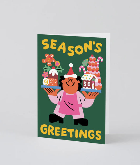 Season Greetings - Embossed Card
