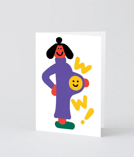 WOW Greeting Card