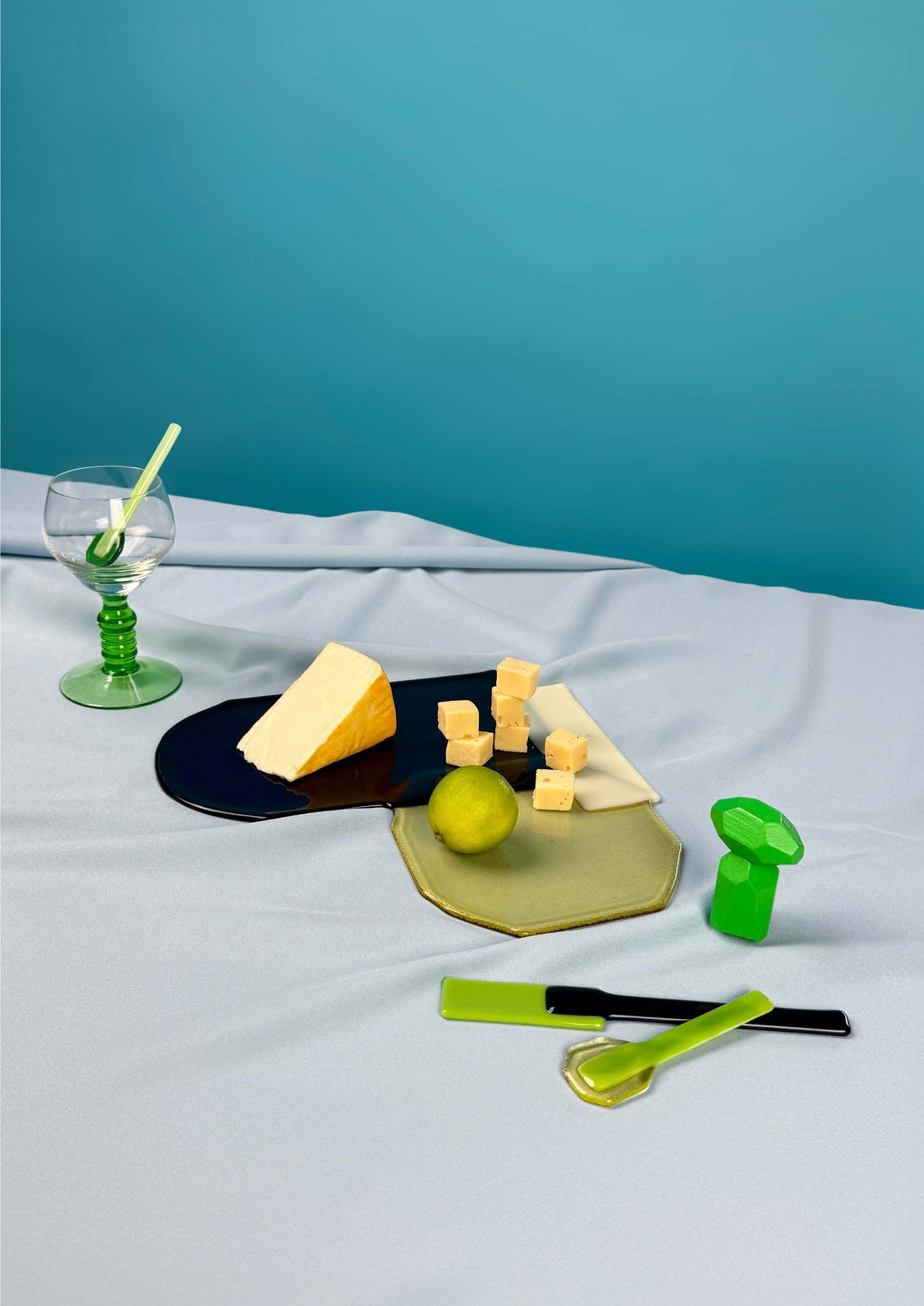 GEMS - Glass Plate 43 by Fleur Peters