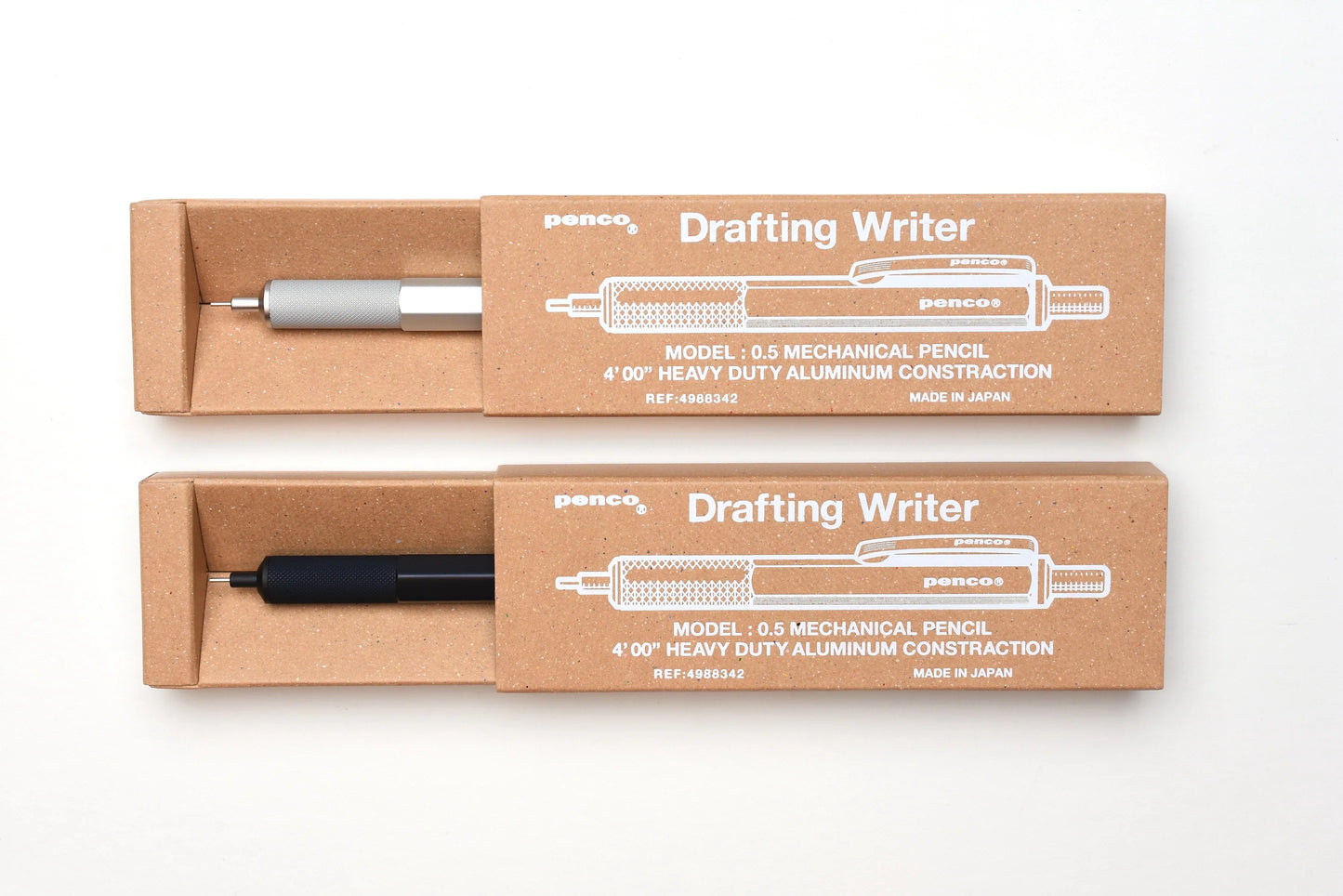 Penco Drafting Mechanical Pencil - Black and Silver