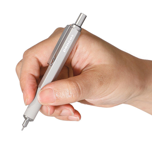 Penco Drafting Mechanical Pencil - Black and Silver