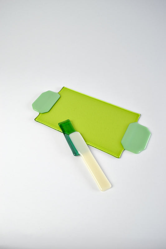 GEMS - Butter Plate & Knife Set 39 by Fleur Peters