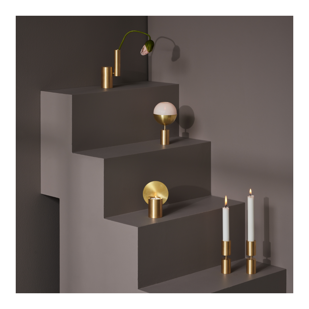 SOLID - Brass Candle Holder