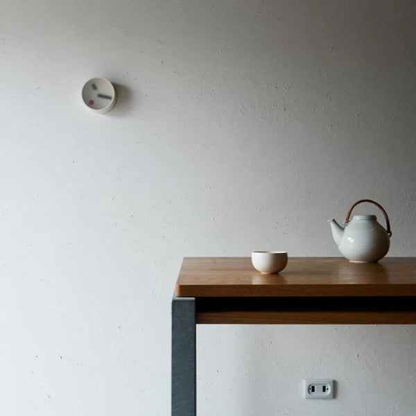 Kehai Clock by Koizumi Makoto: White