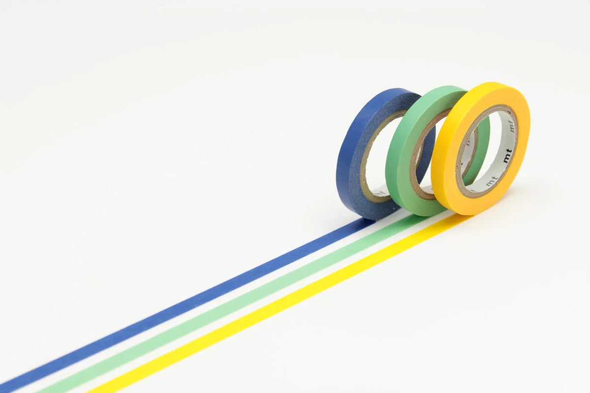 mt Basic – Slim 6mm Washi Tape - Set of 3