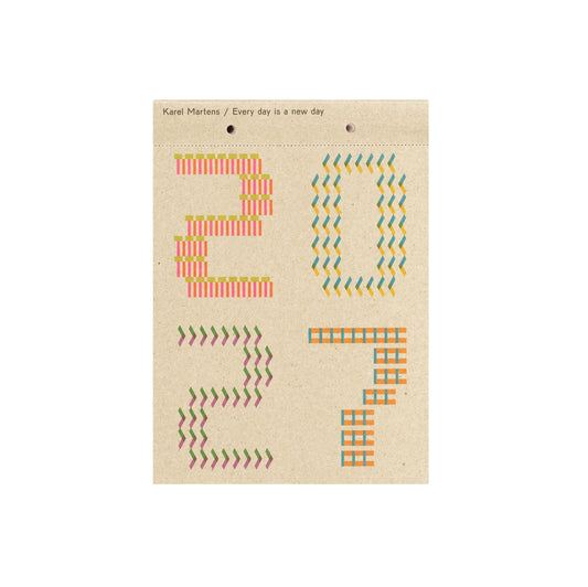 Karel Martens: Calendar 2027 - Everyday is a new day