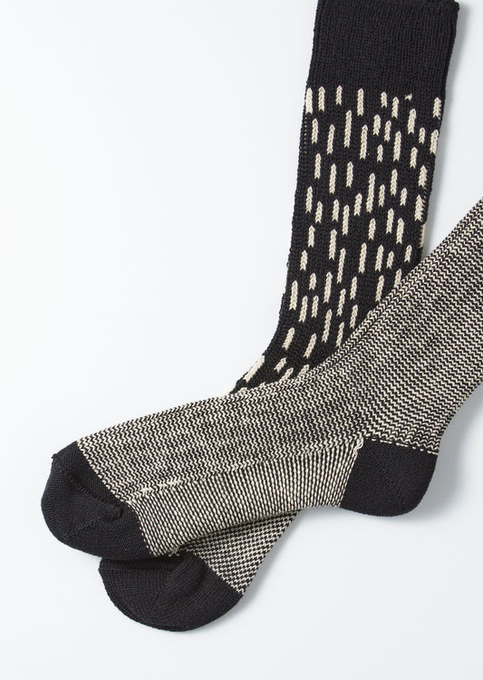 ROTOTO Rain Drop Crew Socks