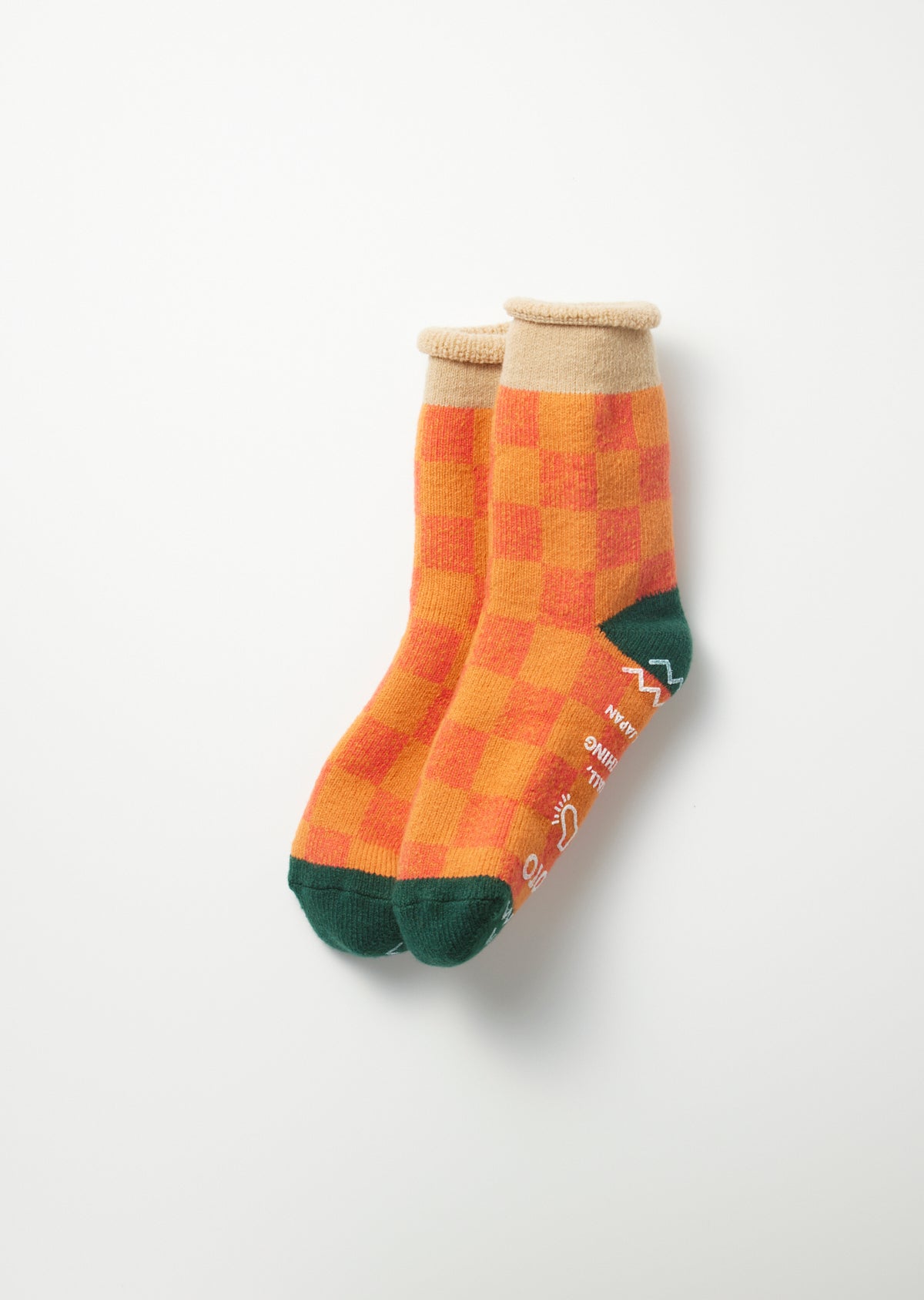 ROTOTO Pile Room Socks - Checkerboard