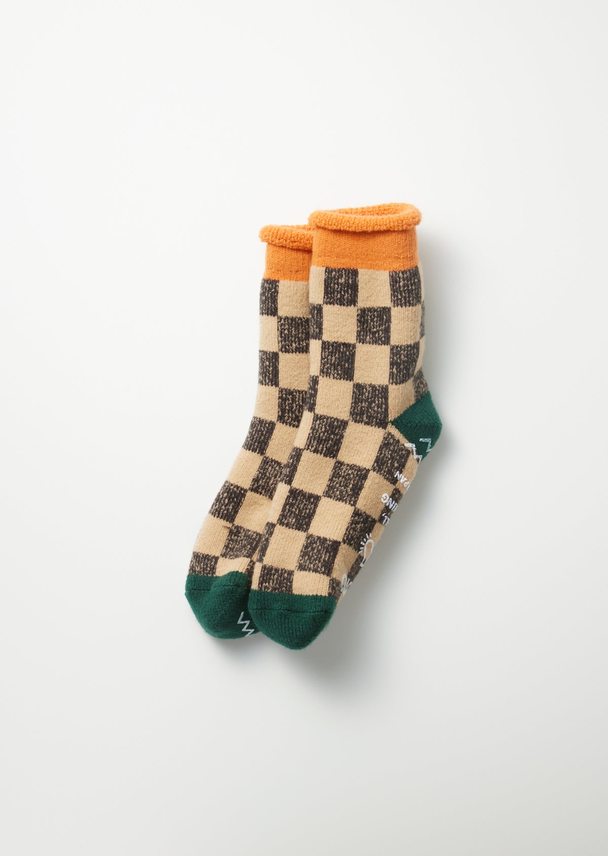 ROTOTO Pile Room Socks - Checkerboard