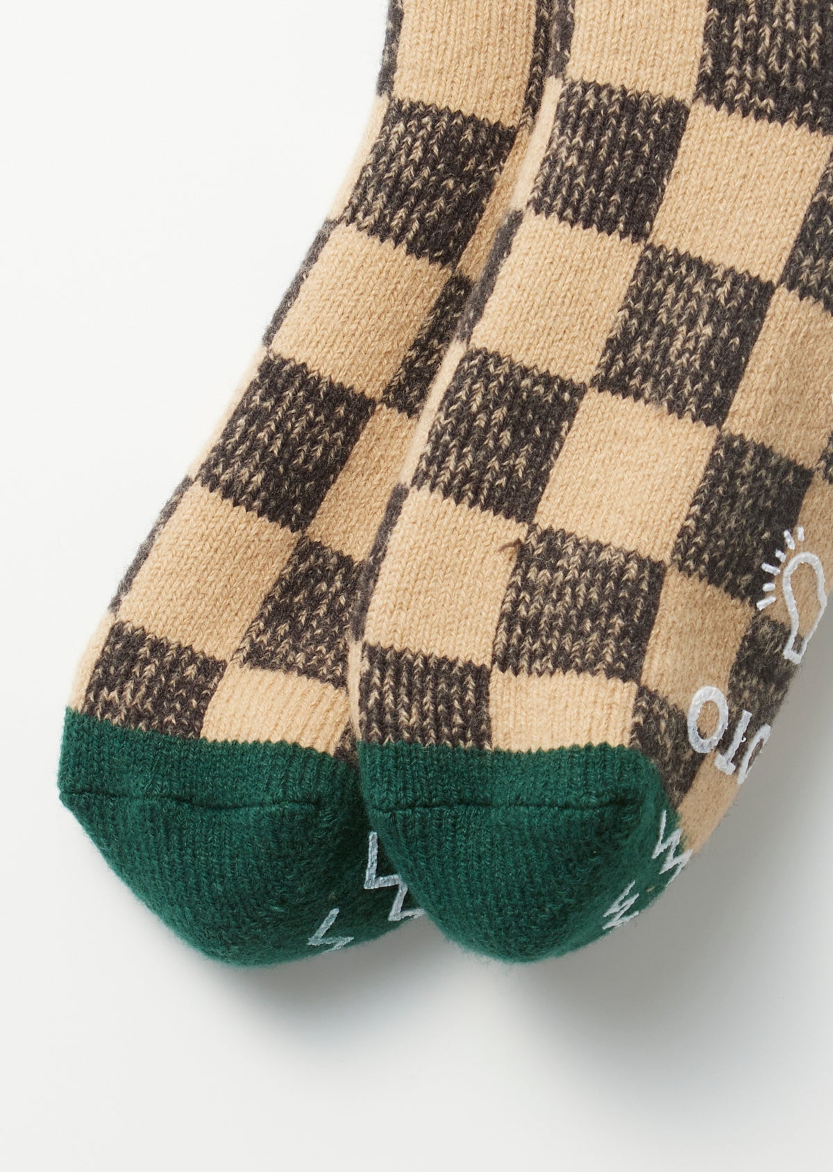 ROTOTO Pile Room Socks - Checkerboard