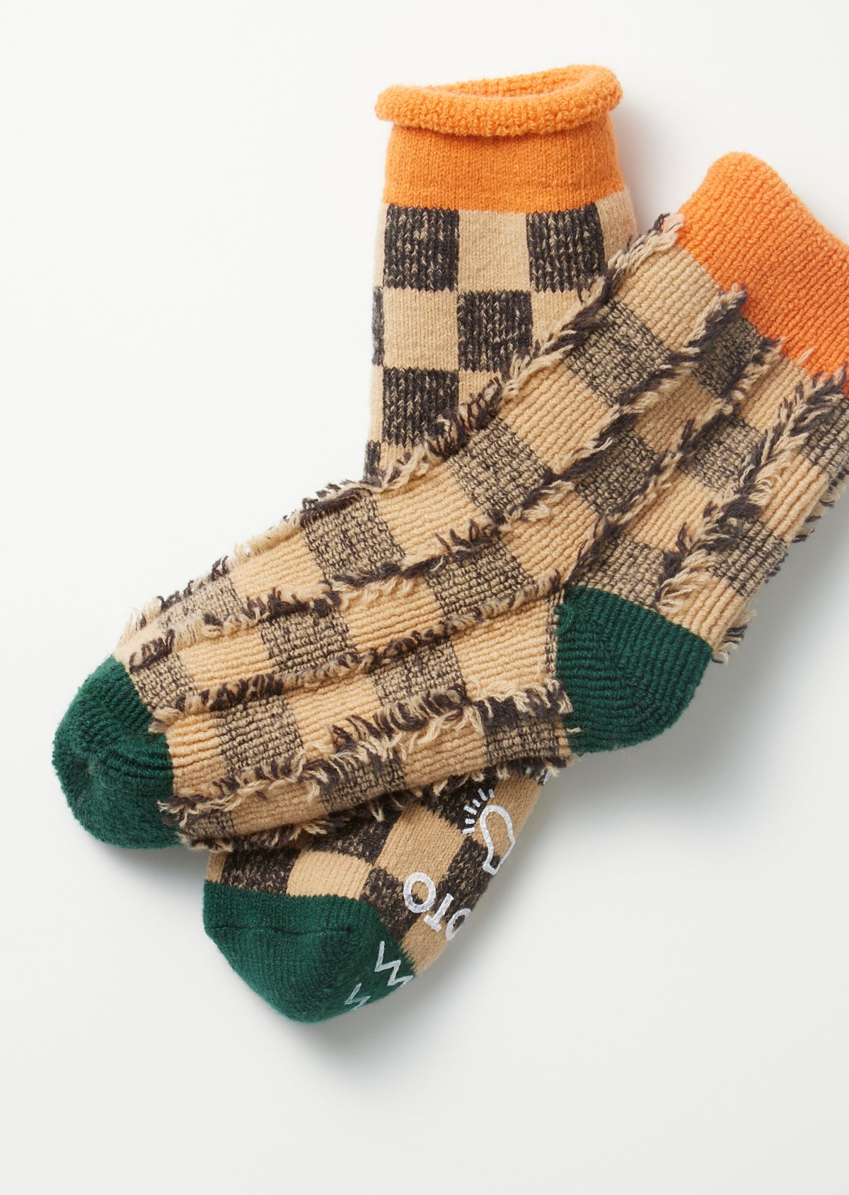 ROTOTO Pile Room Socks - Checkerboard