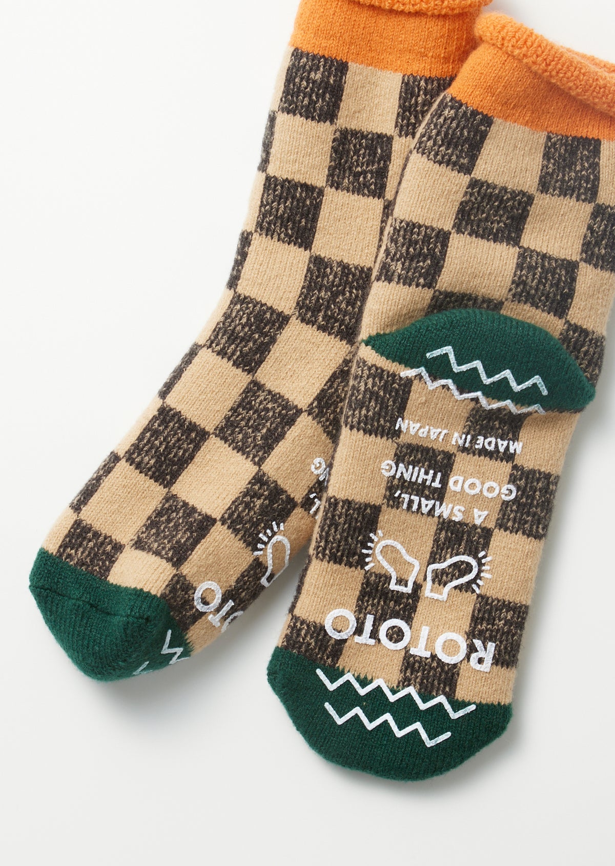 ROTOTO Pile Room Socks - Checkerboard