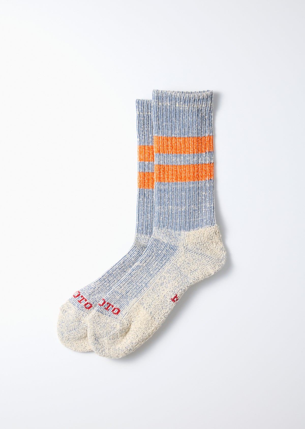 ROTOTO Pile Stripe Marl Socks