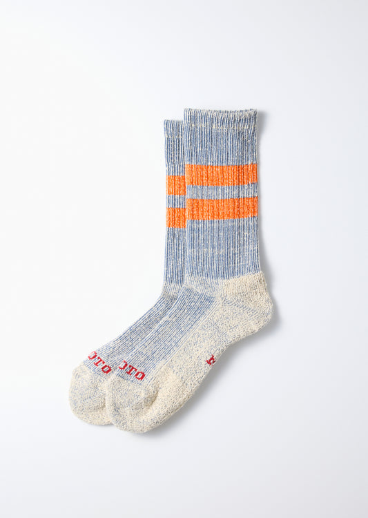 ROTOTO Pile Stripe Marl Socks