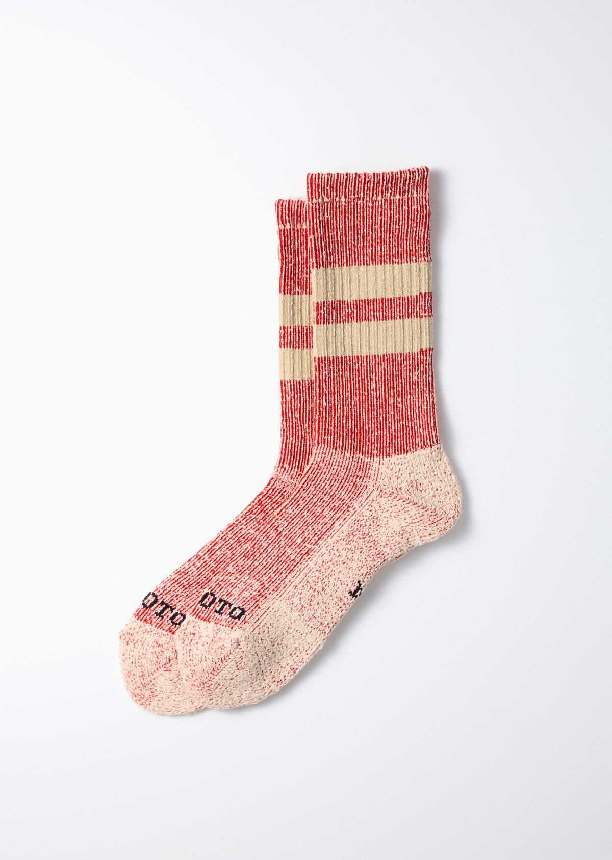 ROTOTO Pile Stripe Marl Socks
