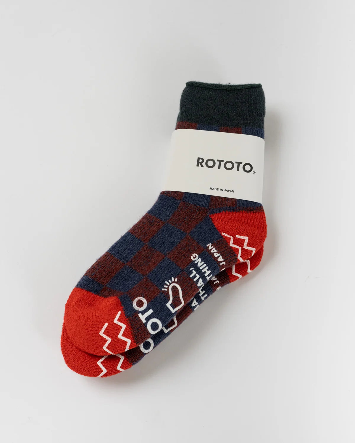 ROTOTO Pile Room Socks - Checkerboard