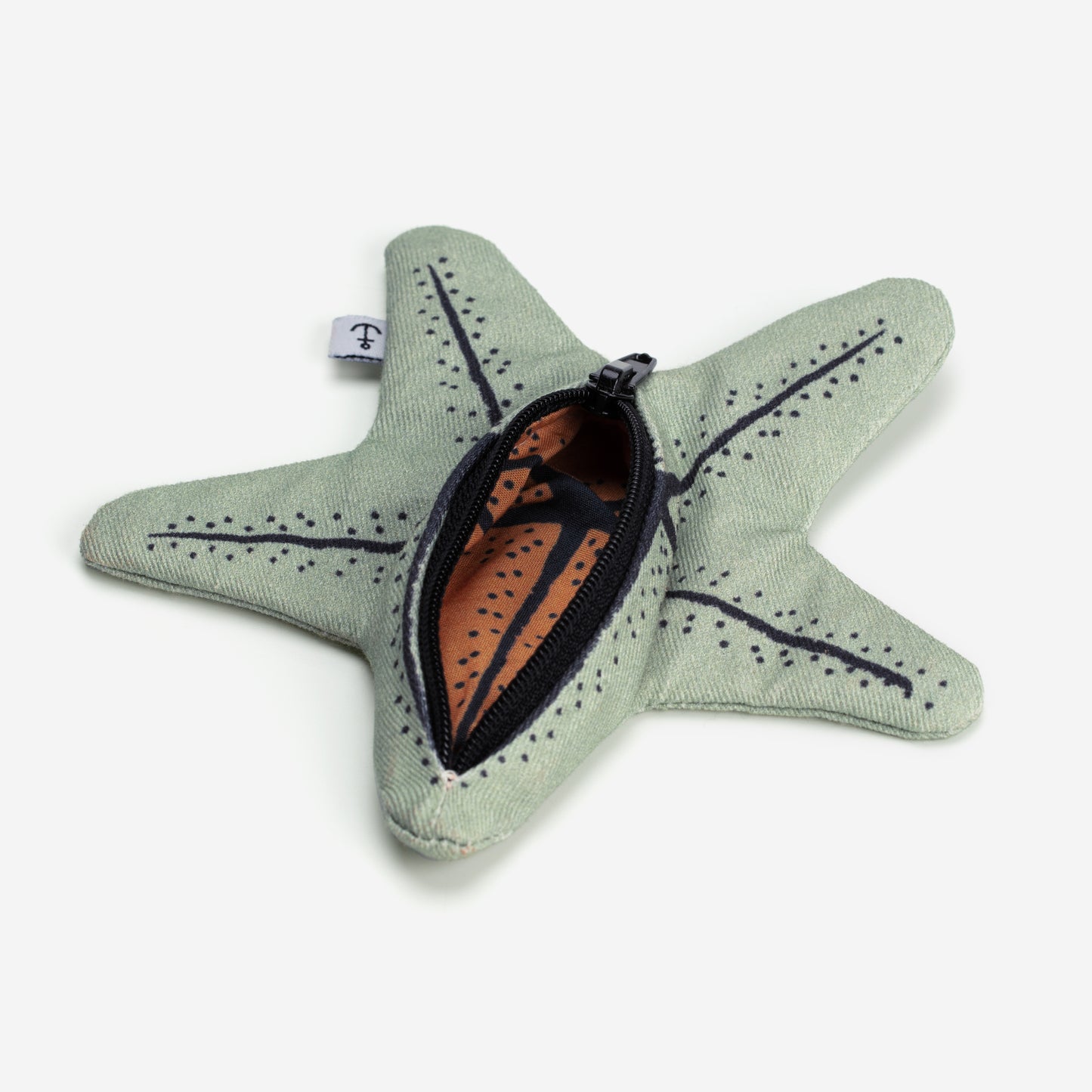 Starfish Aqua - Cotton Pouch