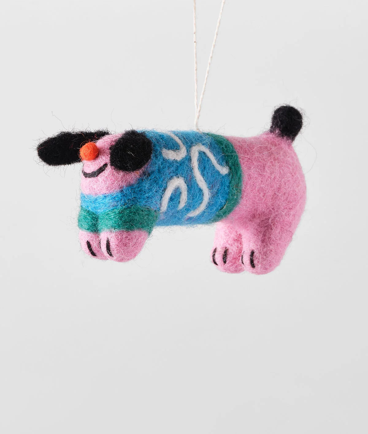 Stumpy - Dog with Abstract Jumper