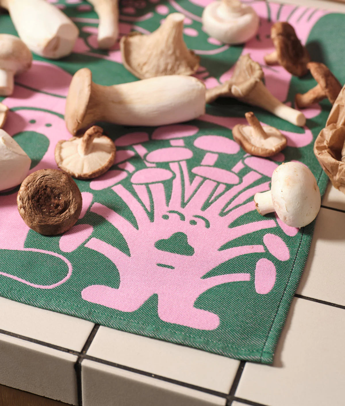 Mushrooms - Tea Towel