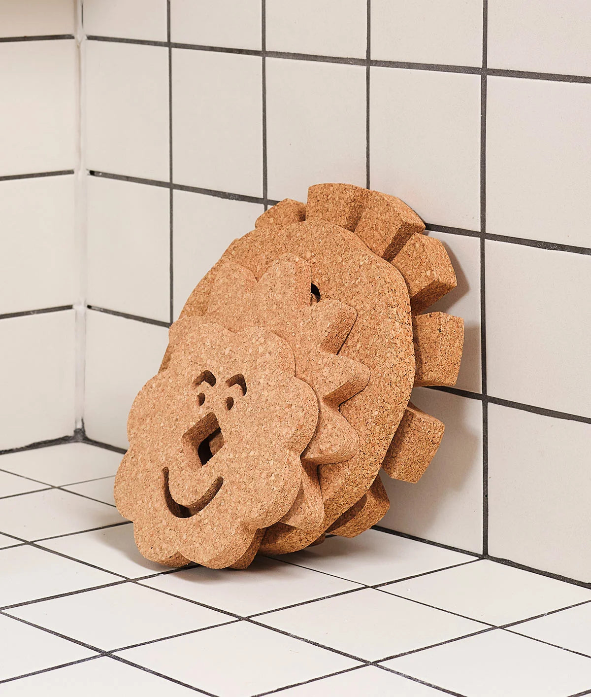 Face - Cork Trivet