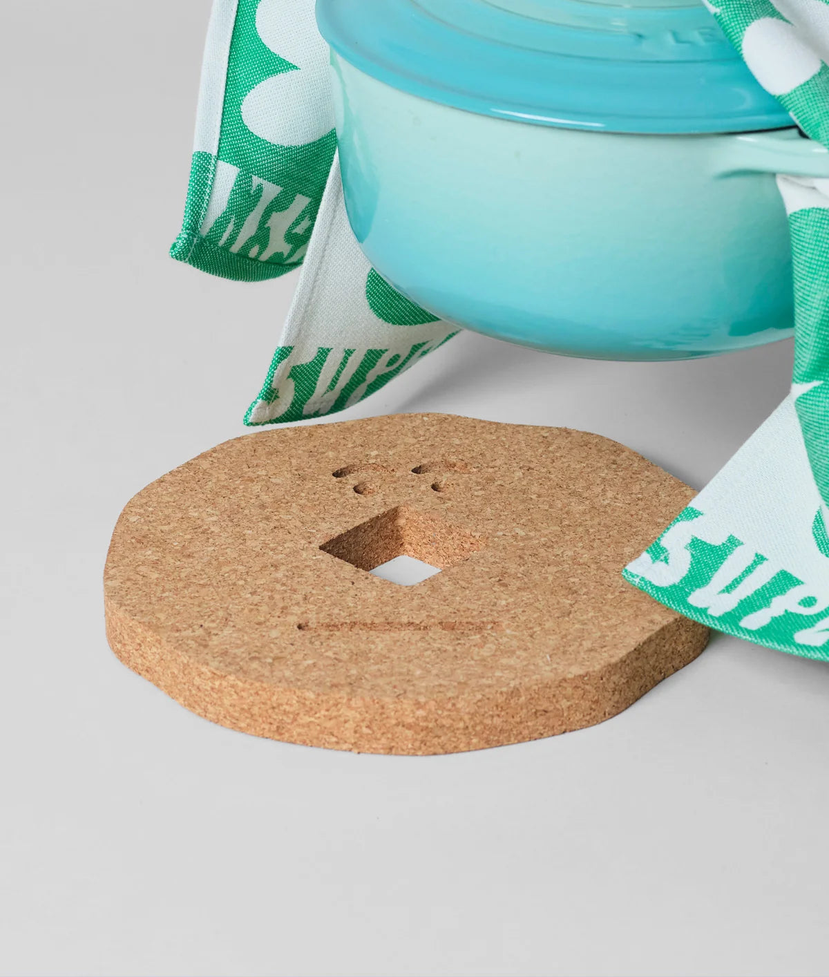 Face - Cork Trivet