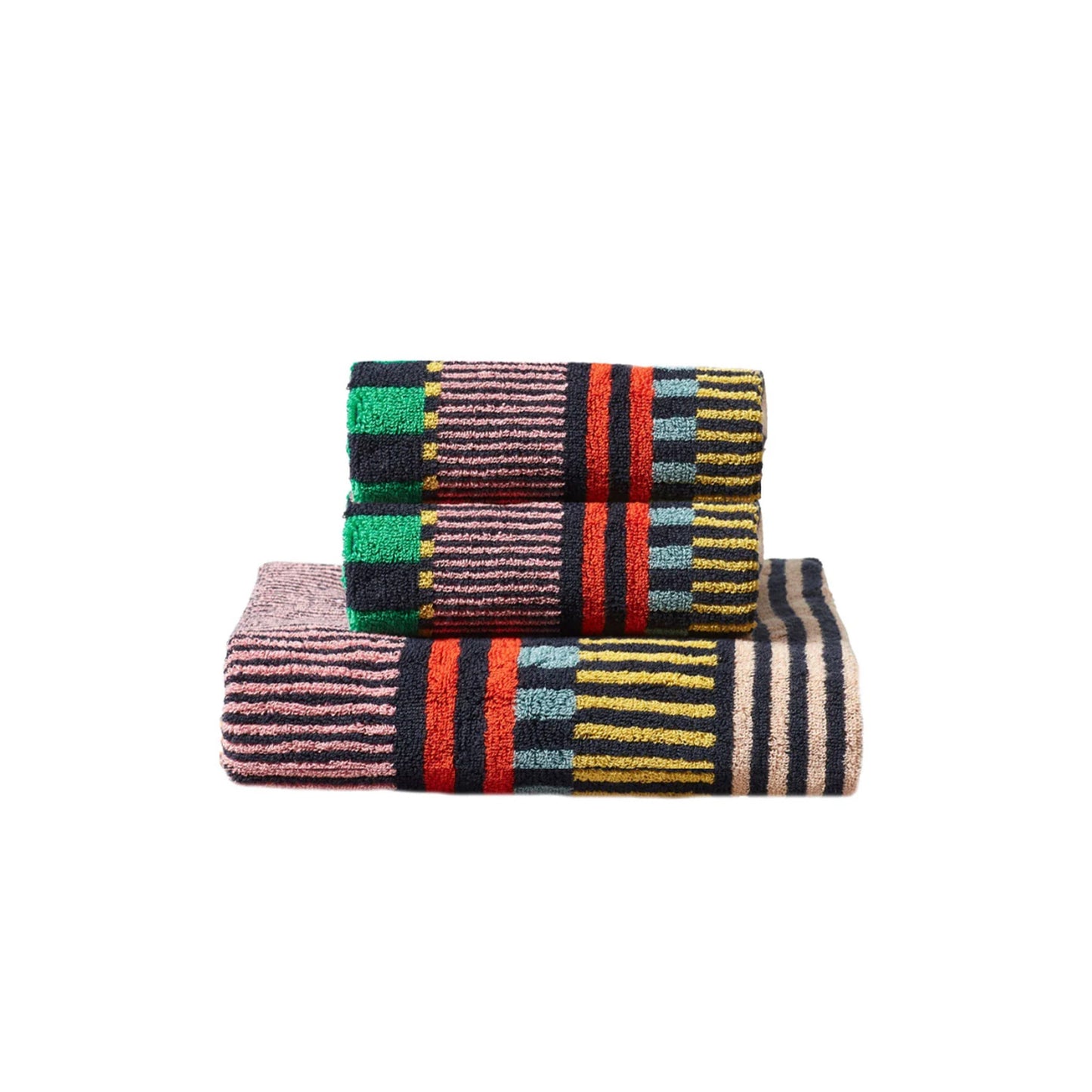 Multi Stripe Bath Towel - Gift Set