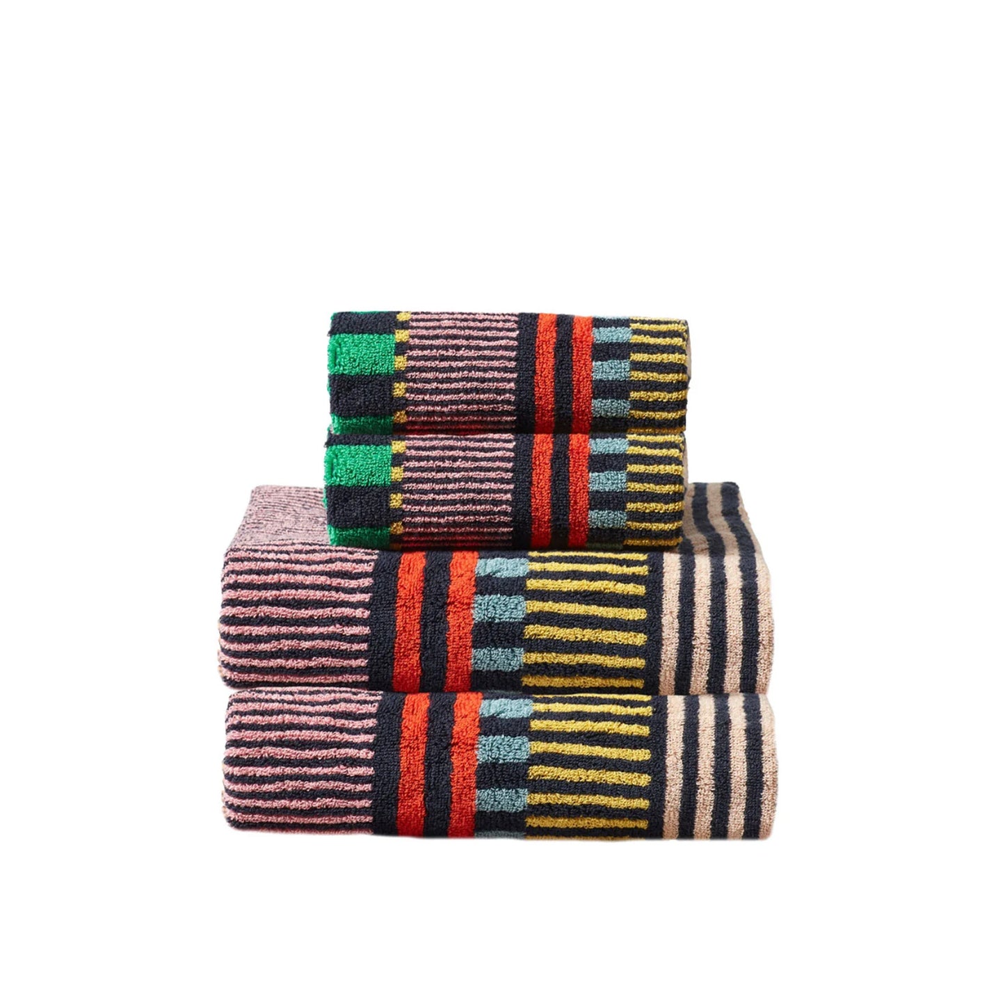 Multi Stripe Bath Towel - Gift Set