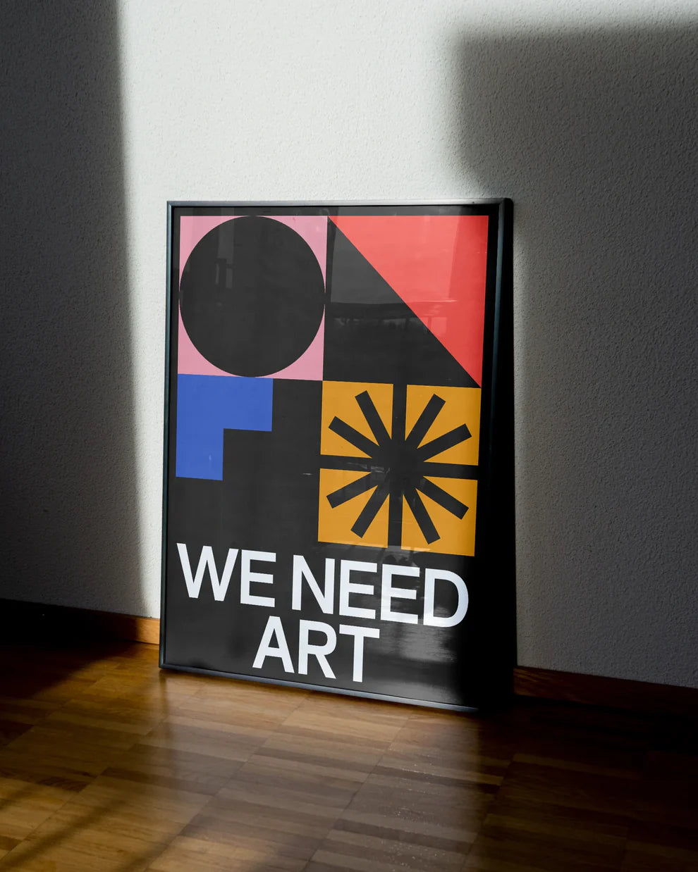 We Need Art Poster by Marco Oggian