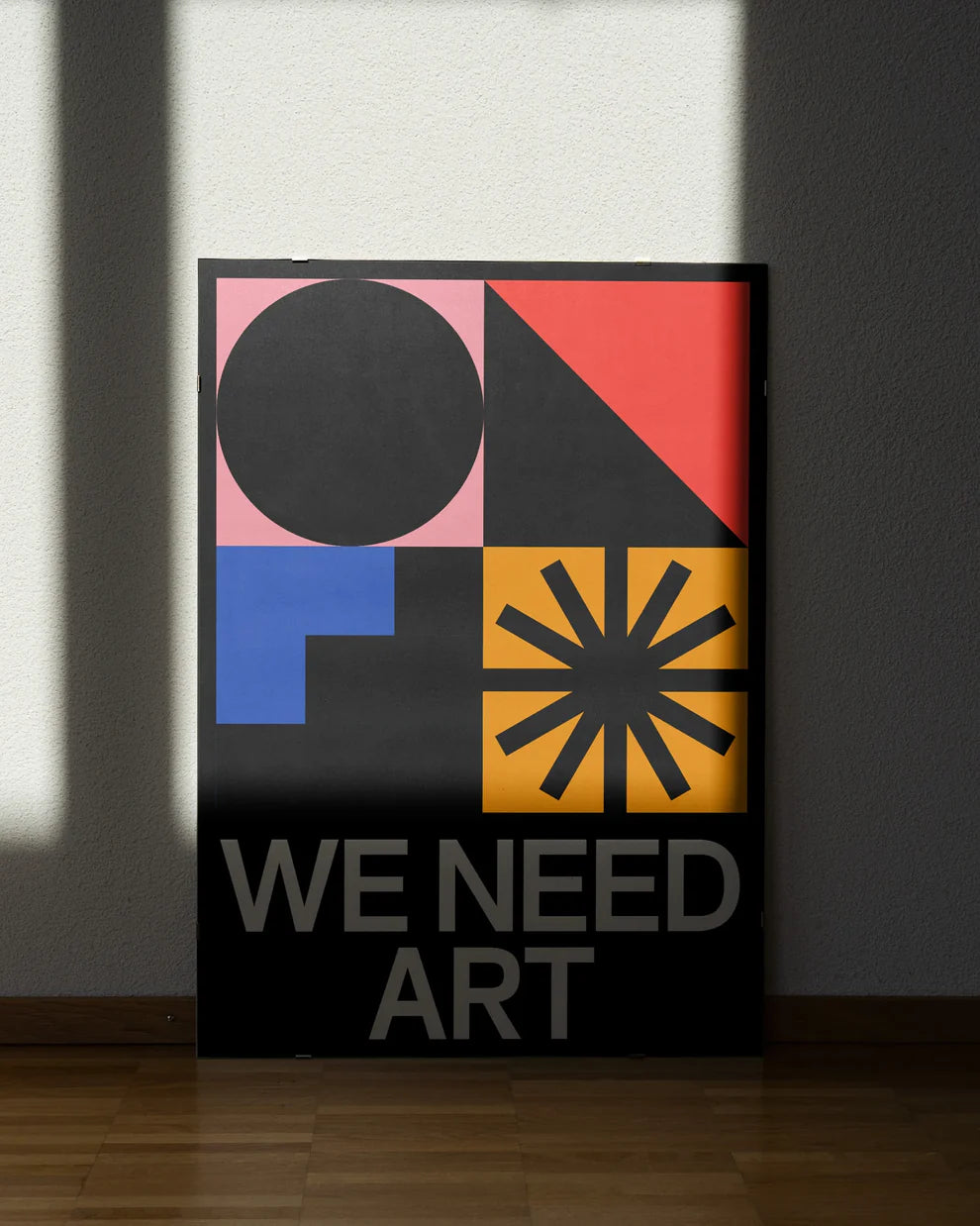 We Need Art Poster by Marco Oggian