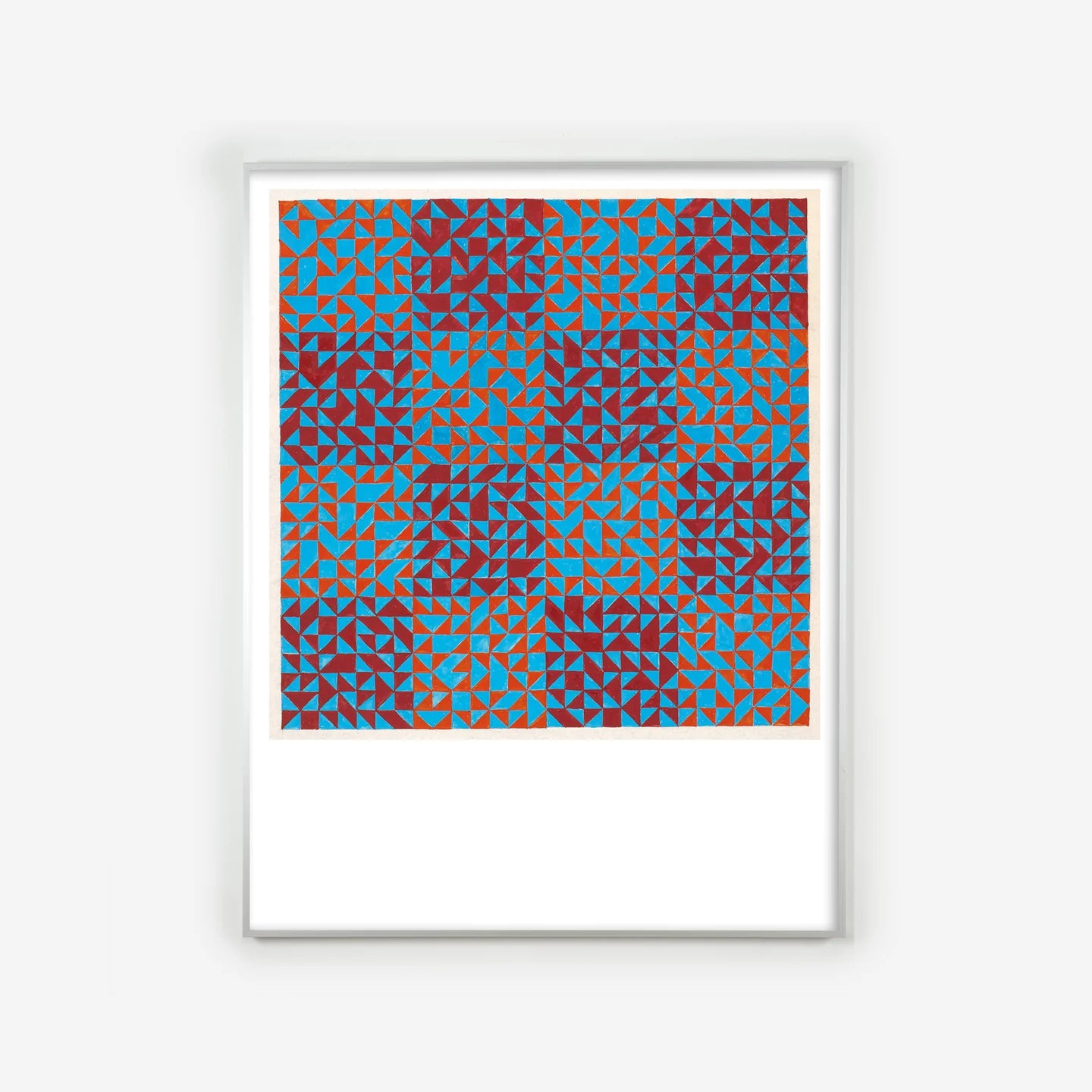 Annie Albers - Color Study (Blue and Reds)