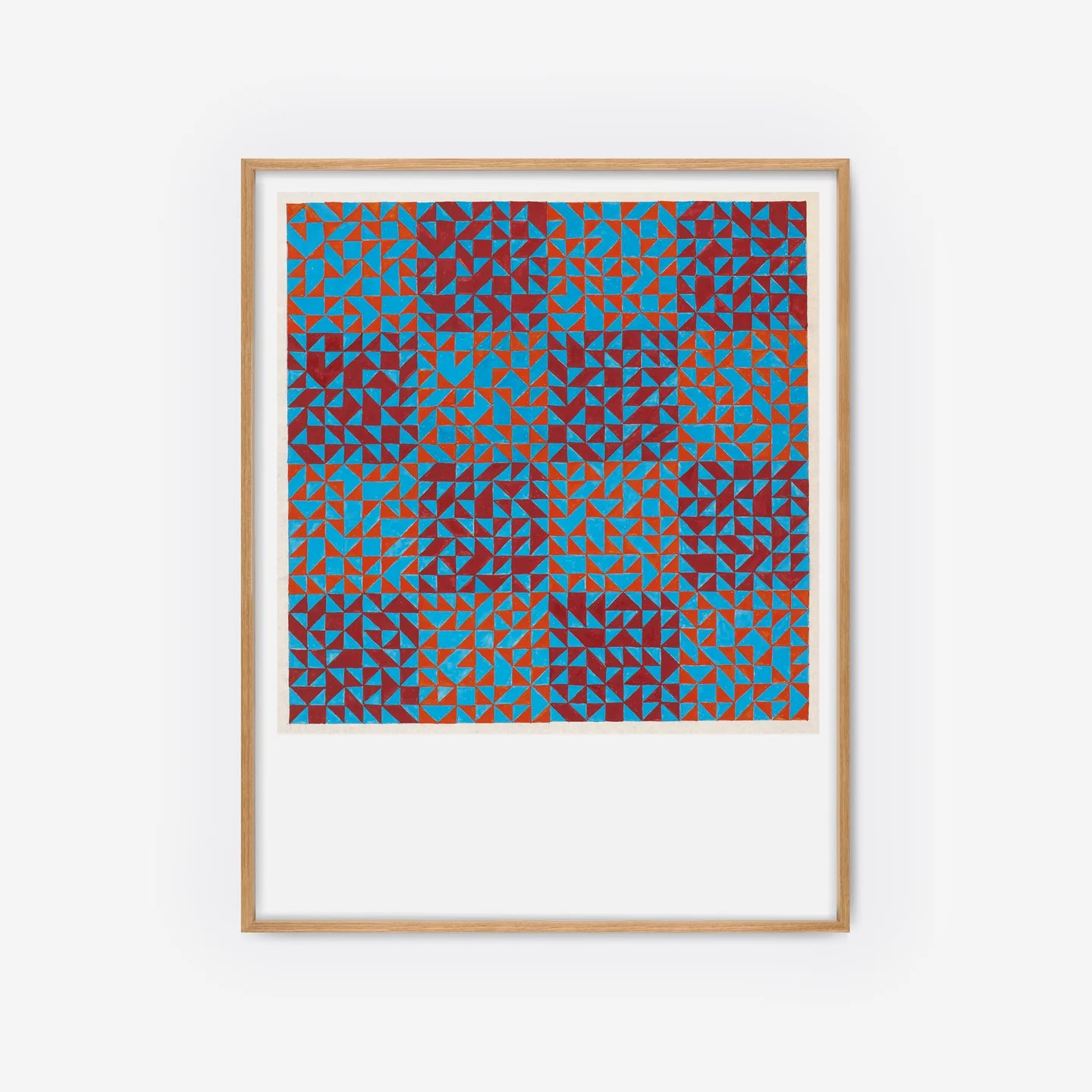Annie Albers - Color Study (Blue and Reds)