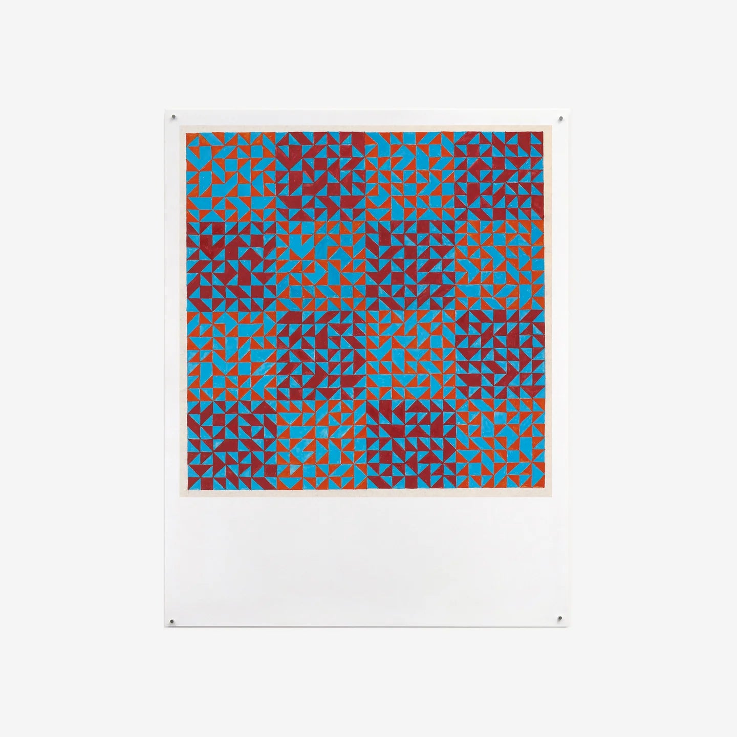 Annie Albers - Color Study (Blue and Reds)
