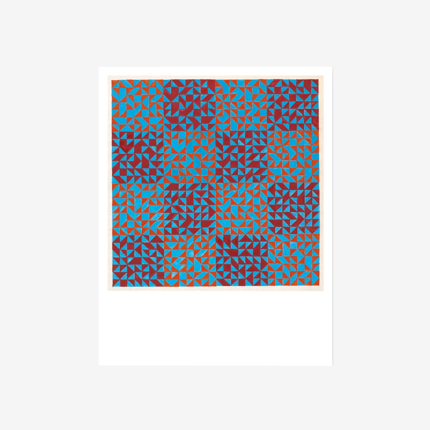 Annie Albers - Color Study (Blue and Reds)