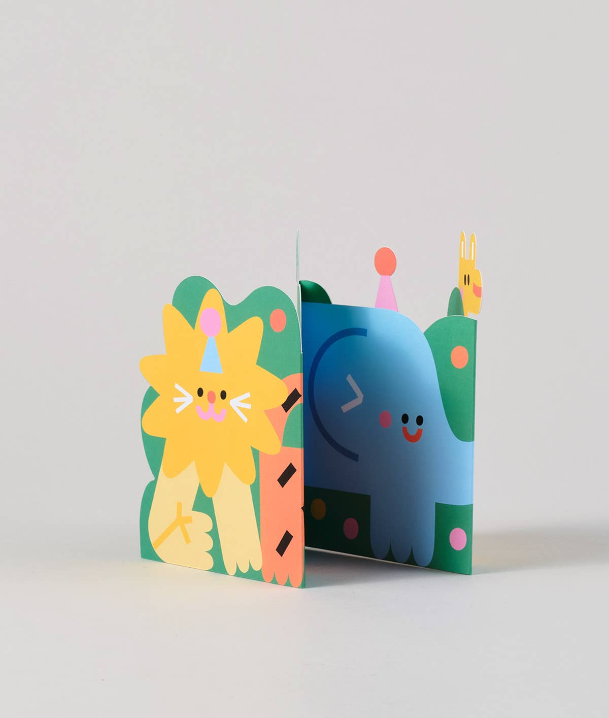 Jungle Fold Out Kid's Birthday Card