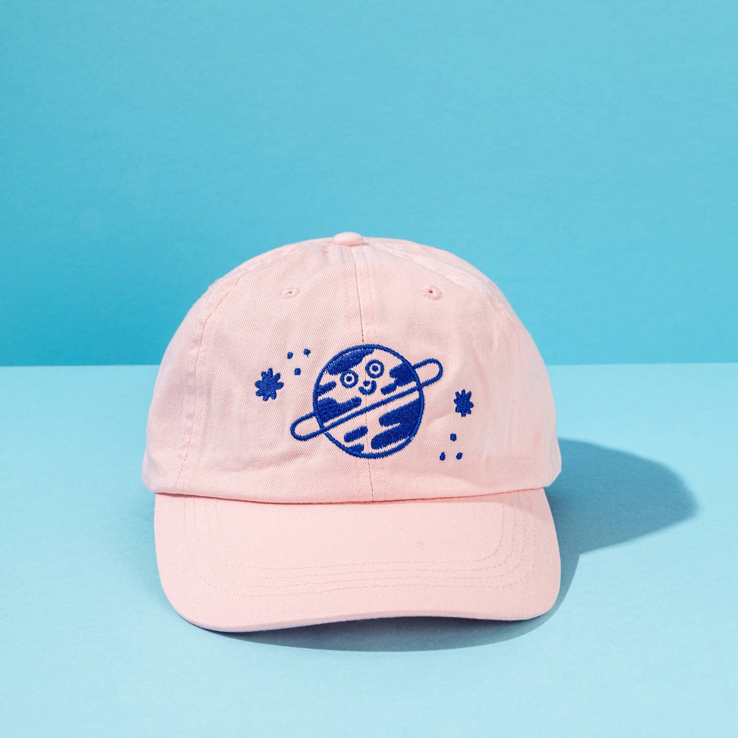 Playful Planet Cap // Light Pink & Blue