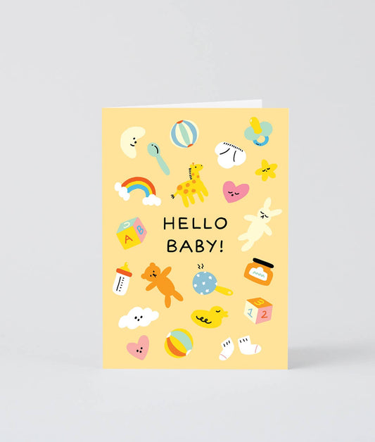 ‘Hello Baby’ Greetings Card