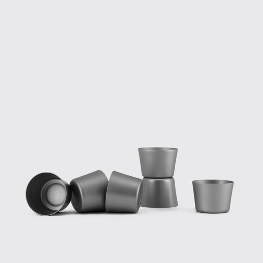 Short Aluminium Tumbler - Grey