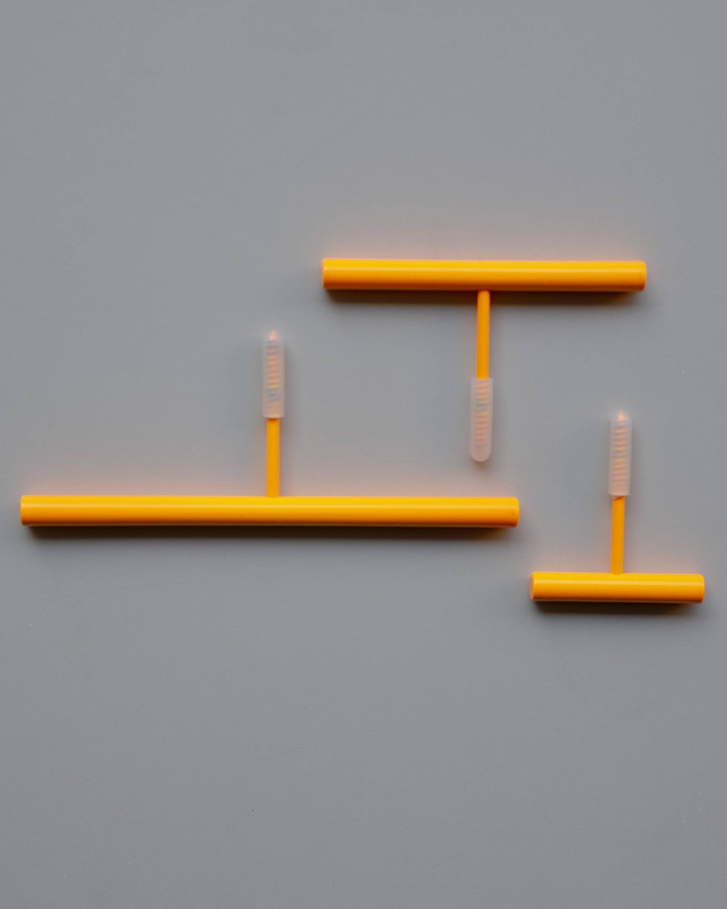 Wall-mounted hooks and Toilet Paper Holder - Neon Orange